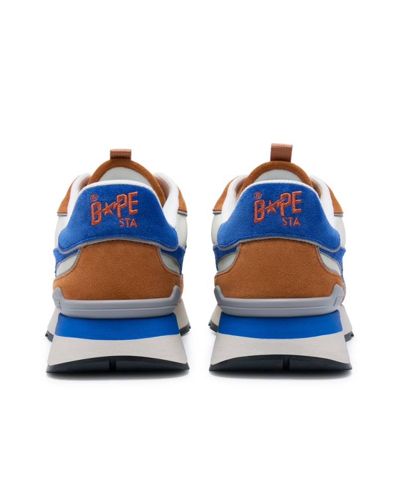 Basket Bape Route STA Express Orange Homme | WWG-62893116